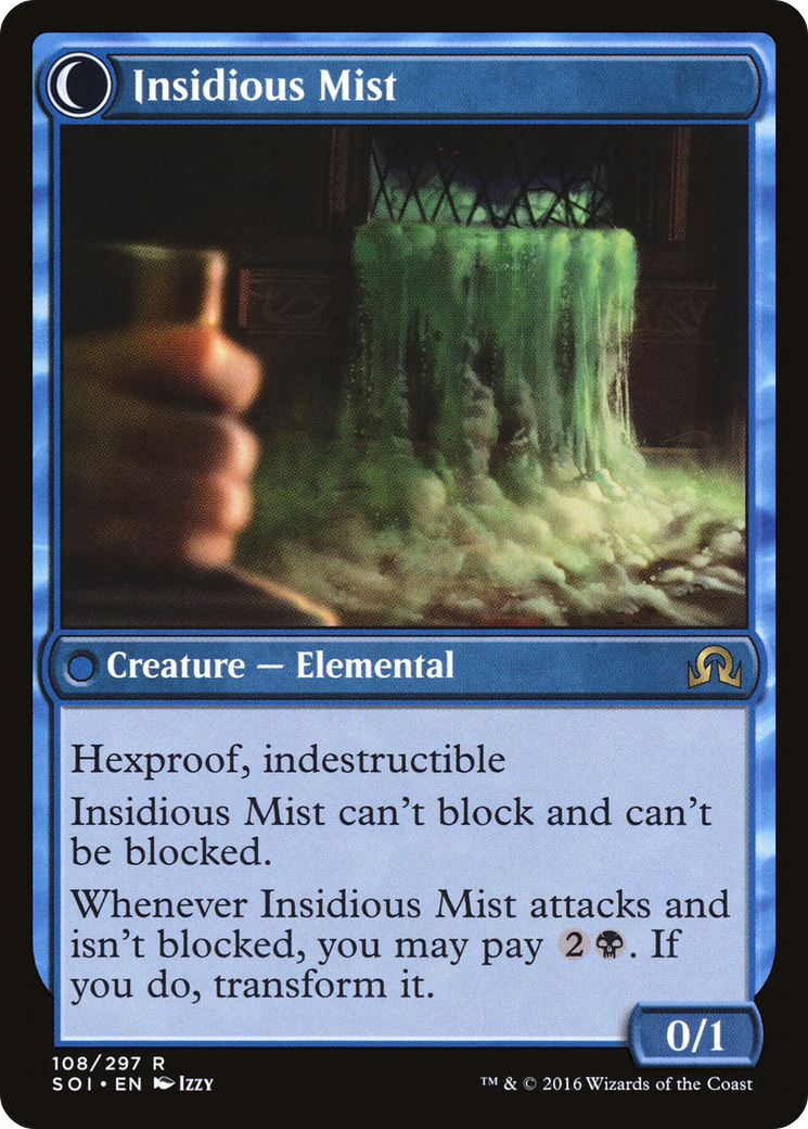 Shadows over Innistrad - (SOI-108) - Elusive Tormentor: (Double Faced Transform)