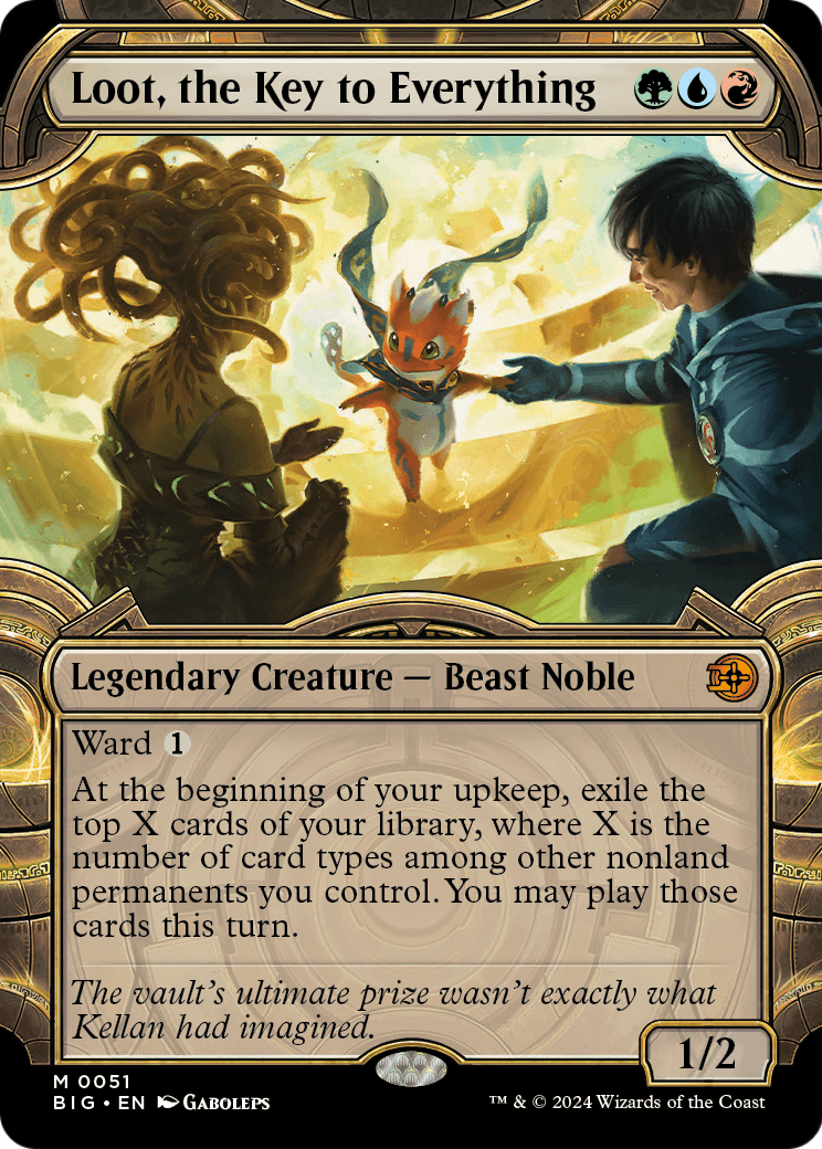 The Big Score - (BIG-051) - Loot, the Key to Everything (Showcase): (Showcase) Foil