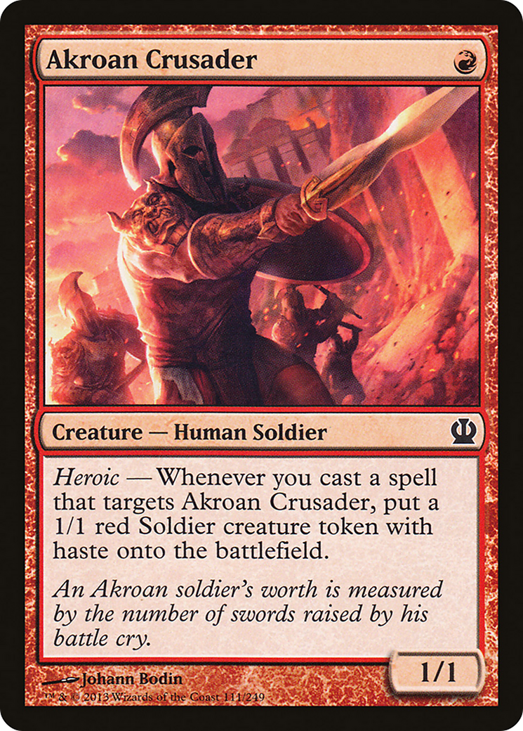 Theros - (THS-111) - Akroan Crusader