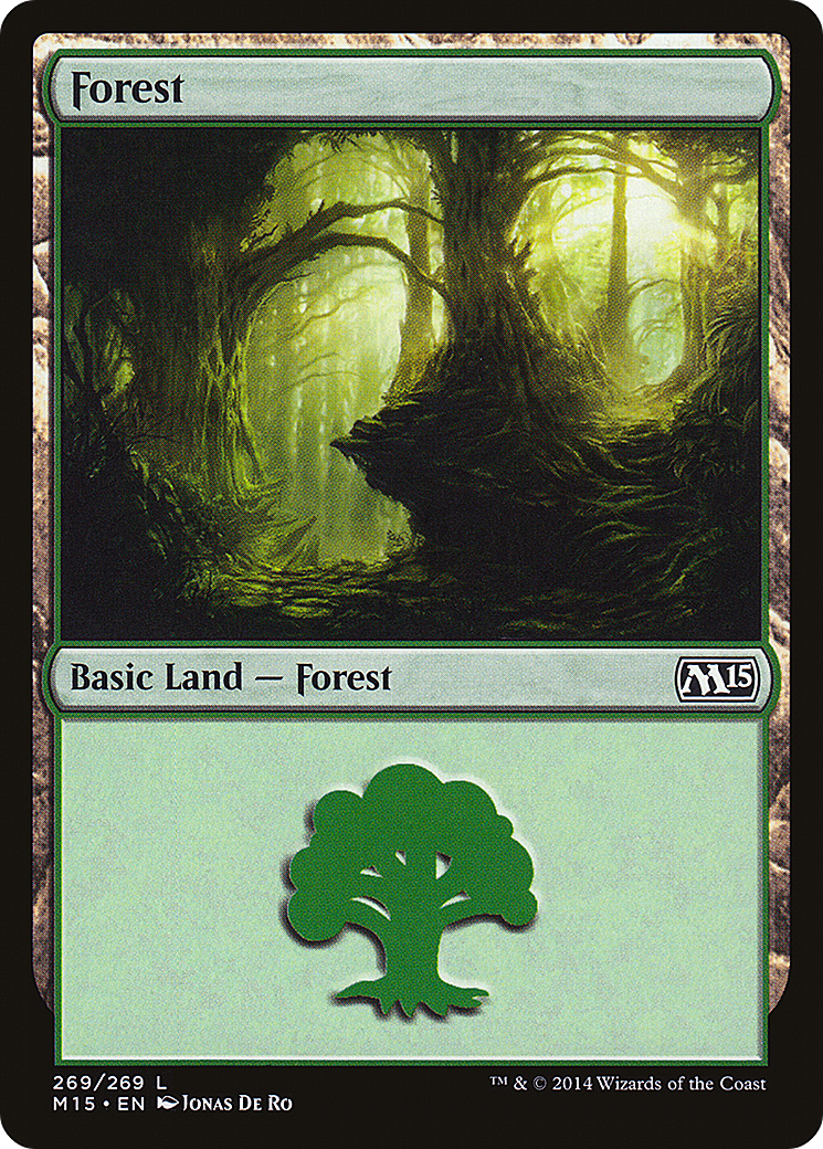 Magic 2015 - (M15-269) - Forest (269) Foil