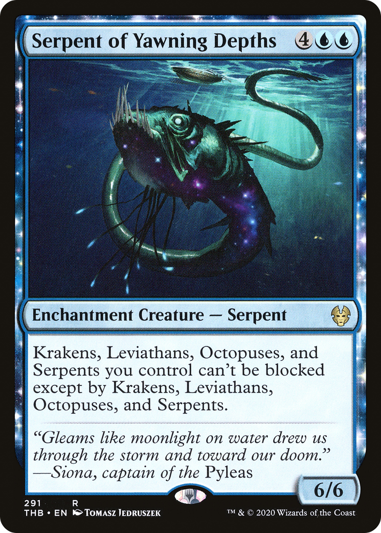 Theros Beyond Death - (THB-291) - Serpent of Yawning Depths: (enchantment)