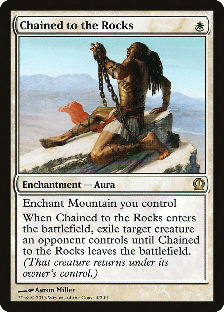 Theros - (THS-004) - Chained to the Rocks Foil