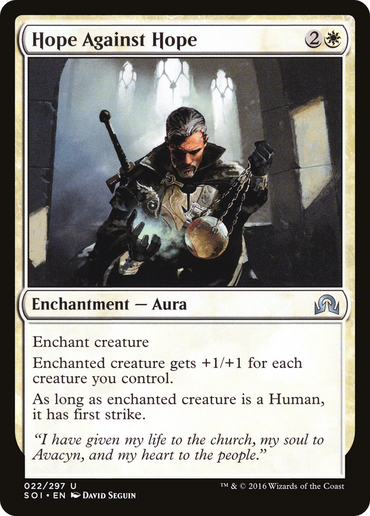 Shadows over Innistrad - (SOI-022) - Hope Against Hope