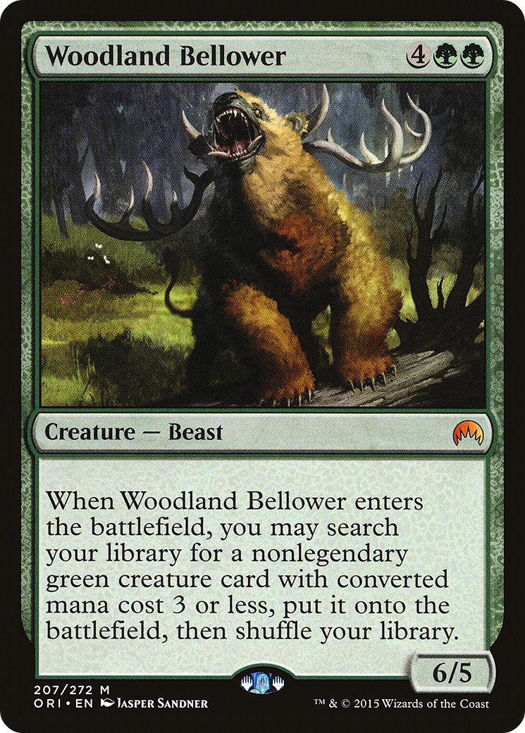 Magic Origins - (ORI-207) - Woodland Bellower Foil