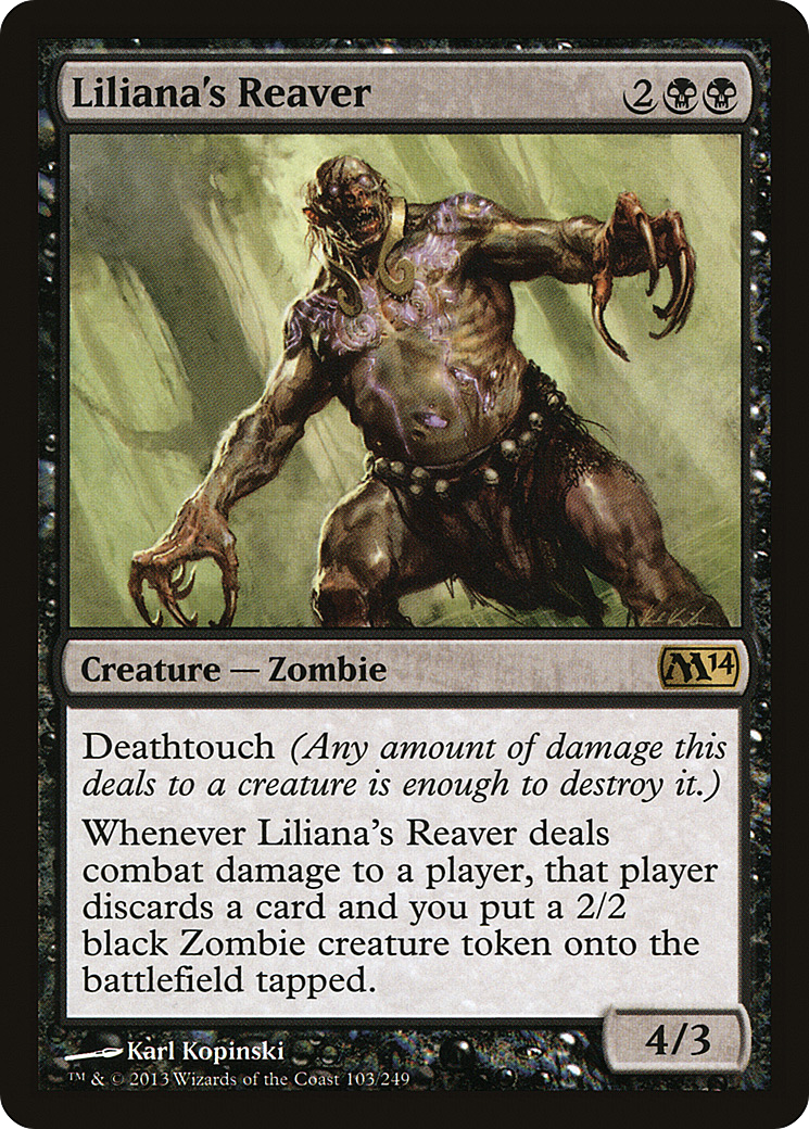 Magic 2014 - (M14-103) - Liliana's Reaver