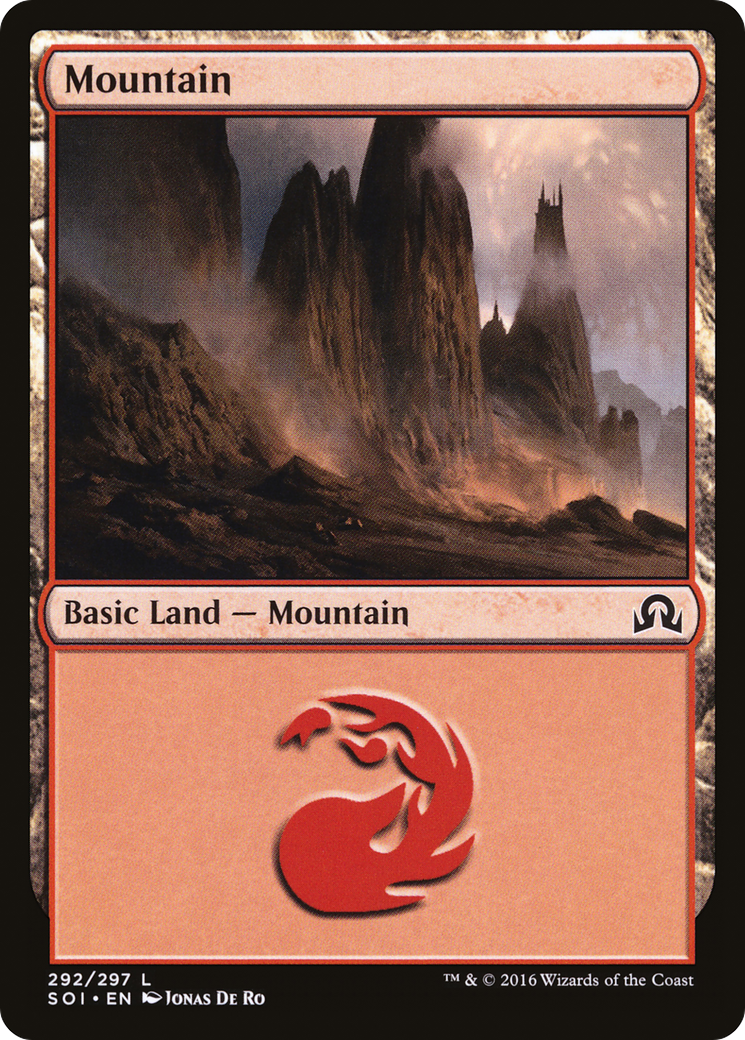 Shadows over Innistrad - (SOI-292) - Mountain (292) Foil