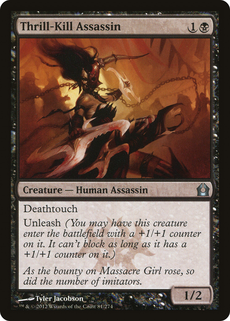 Return to Ravnica - (RTR-081) - Thrill-Kill Assassin Foil