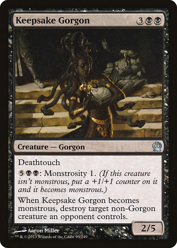 Theros - (THS-093) - Keepsake Gorgon Foil
