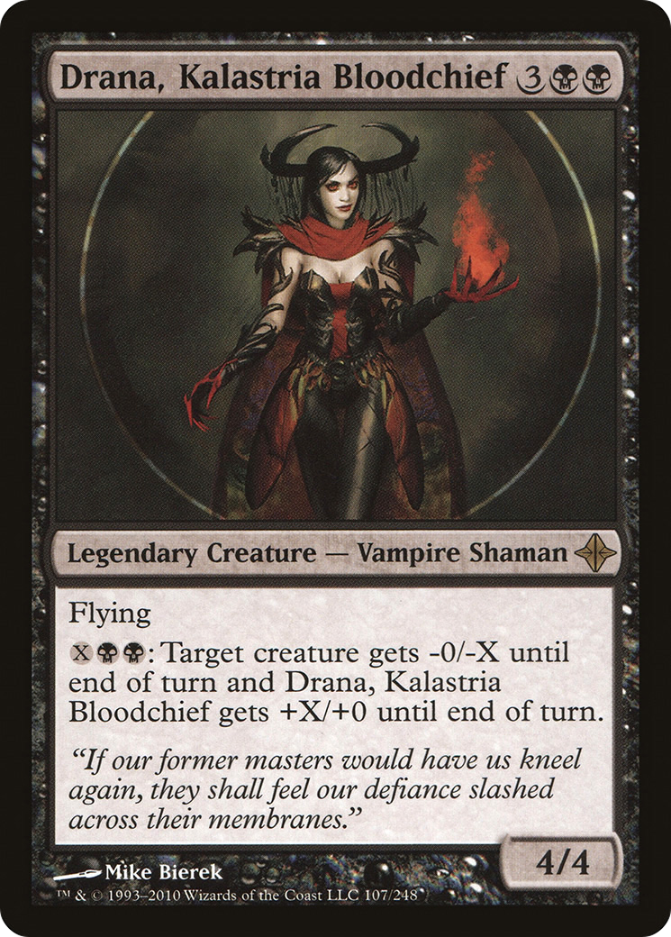 Rise of the Eldrazi - (ROE-107) - Drana, Kalastria Bloodchief Foil