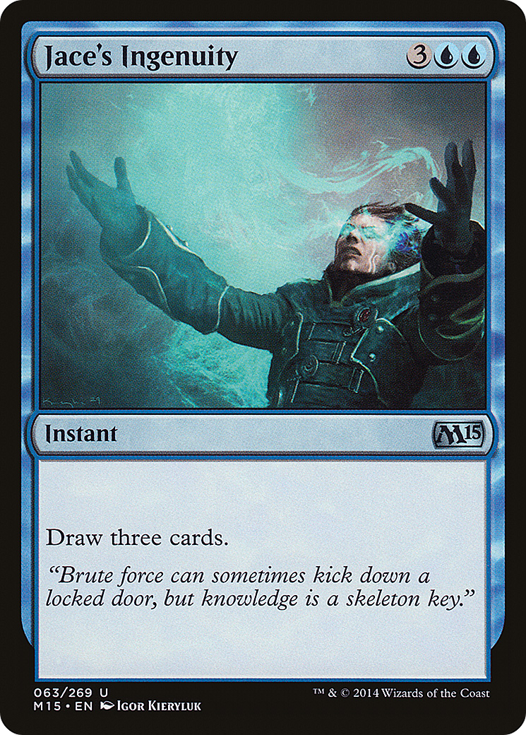 Magic 2015 - (M15-063) - Jace's Ingenuity Foil