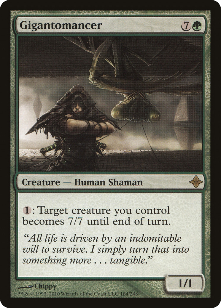 Rise of the Eldrazi - (ROE-184) - Gigantomancer Foil
