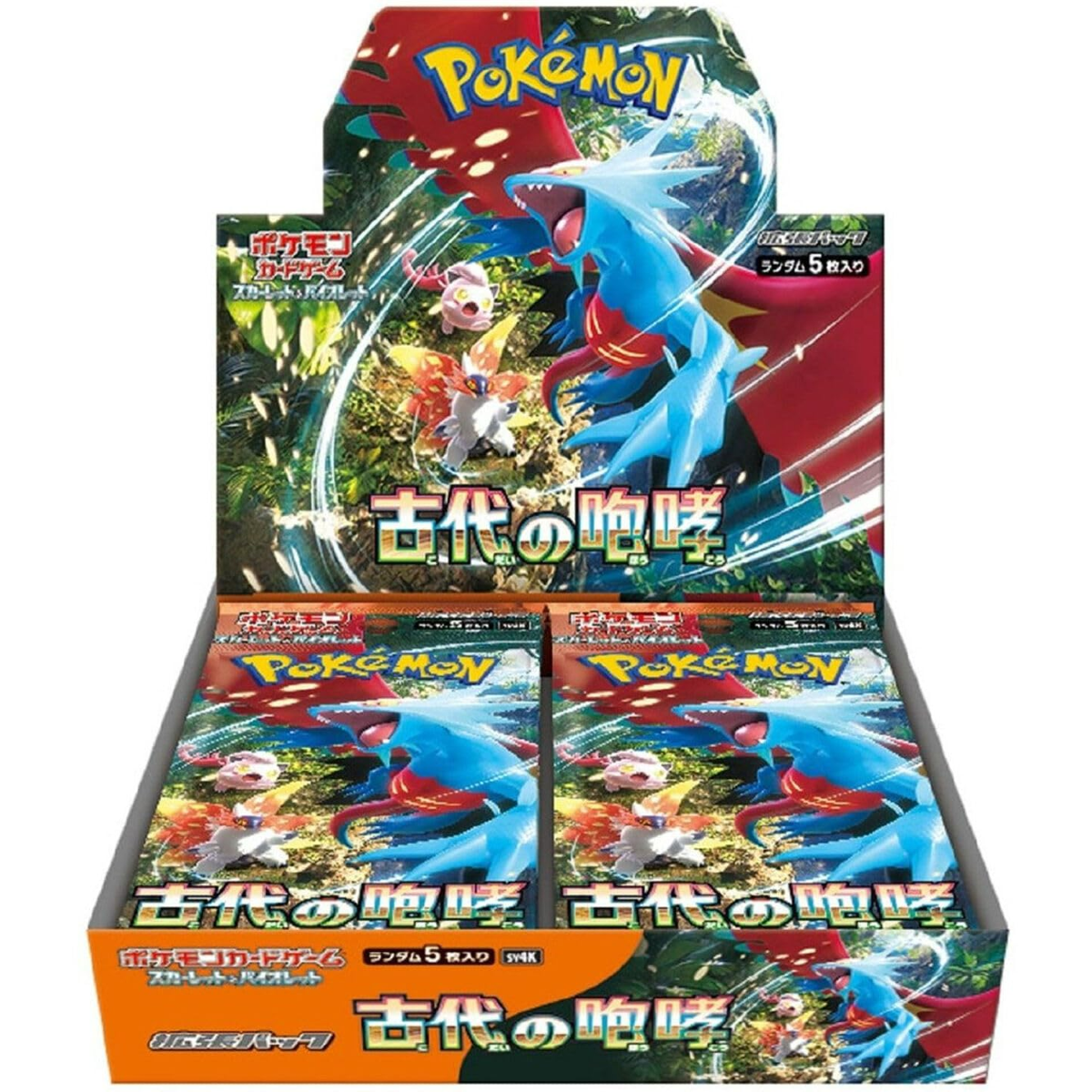Pokemon Scarlet & Violet Japanese - SV4K - Ancient Roar Booster Box (30 packs)