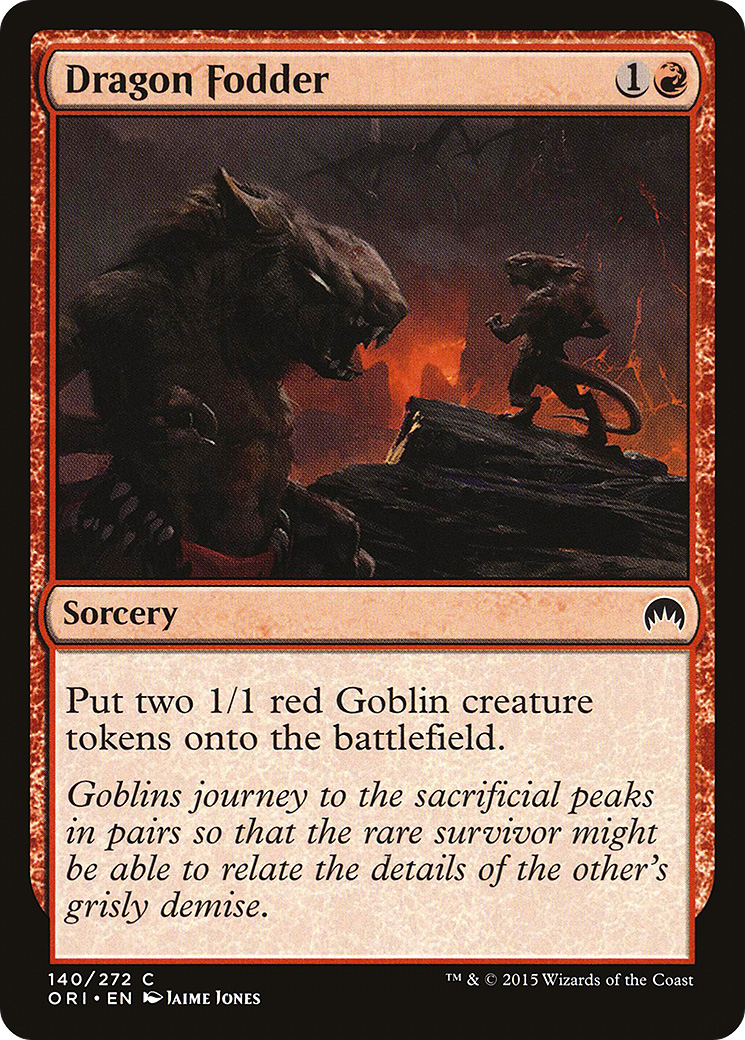 Magic Origins - (ORI-140) - Dragon Fodder Foil