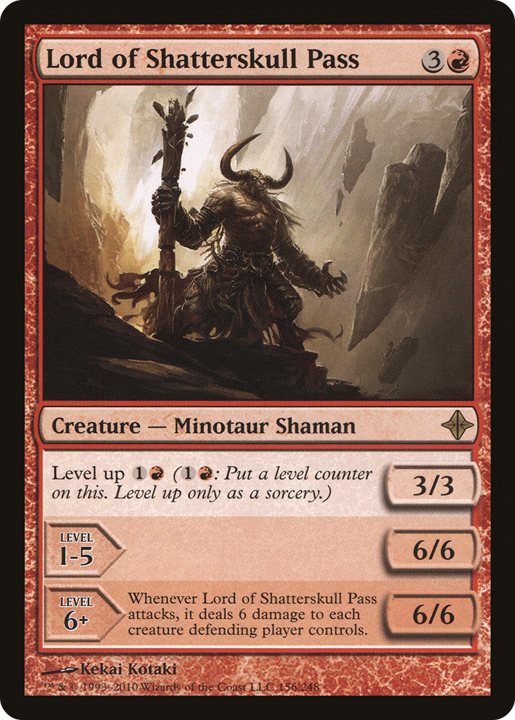 Rise of the Eldrazi - (ROE-156) - Lord of Shatterskull Pass Foil