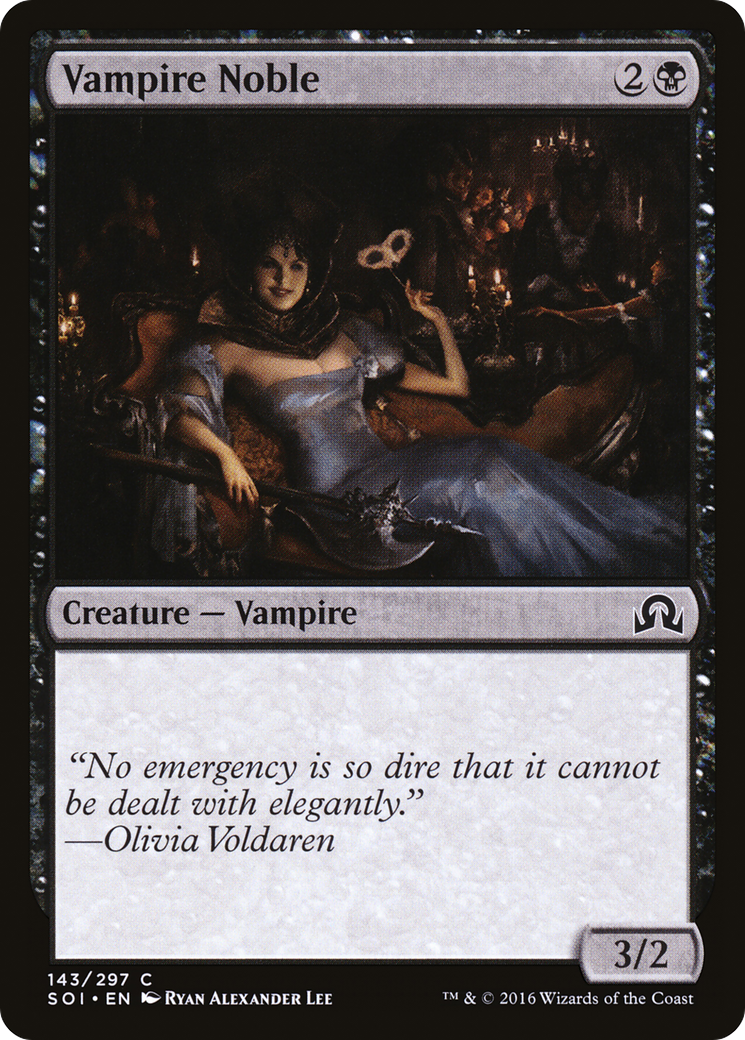 Shadows over Innistrad - (SOI-143) - Vampire Noble Foil