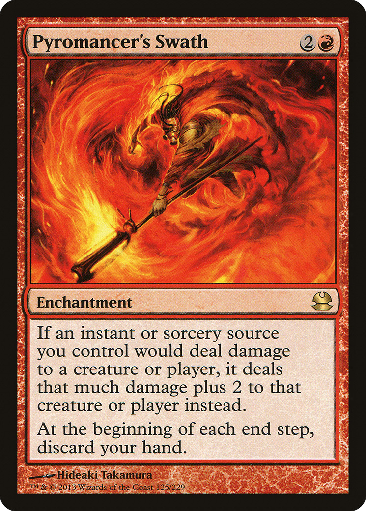Modern Masters - (MMA-125) - Pyromancer's Swath Foil