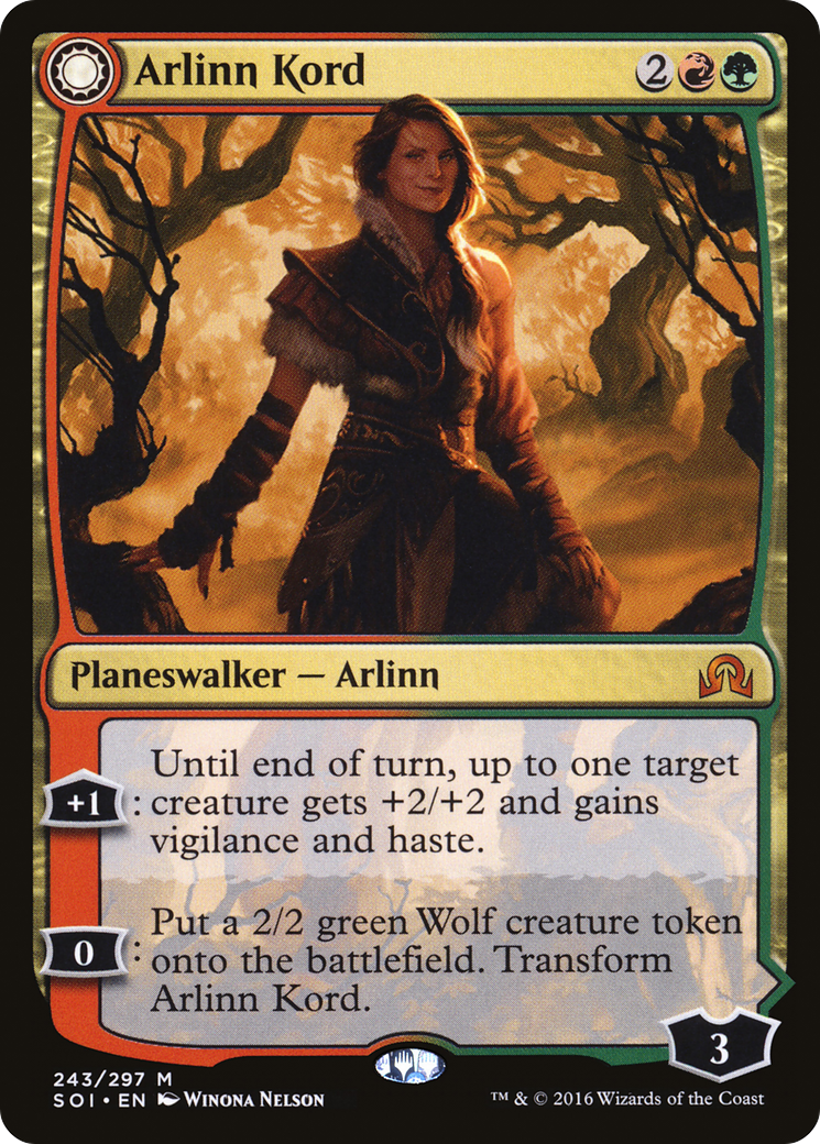 Shadows over Innistrad - (SOI-243) - Arlinn Kord: (Double Faced Transform)