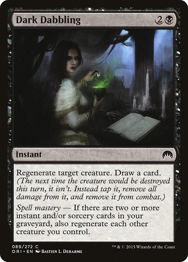 Magic Origins - (ORI-089) - Dark Dabbling Foil