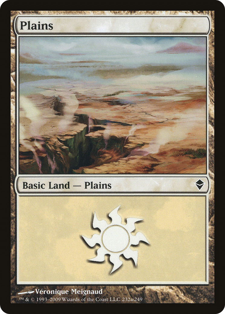 Zendikar - (ZEN-232A) - Plains (232a)