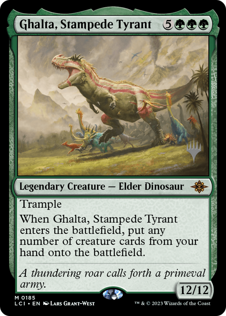 The Lost Caverns of Ixalan Promos - (PPLCI-185) - Ghalta, Stampede Tyrant