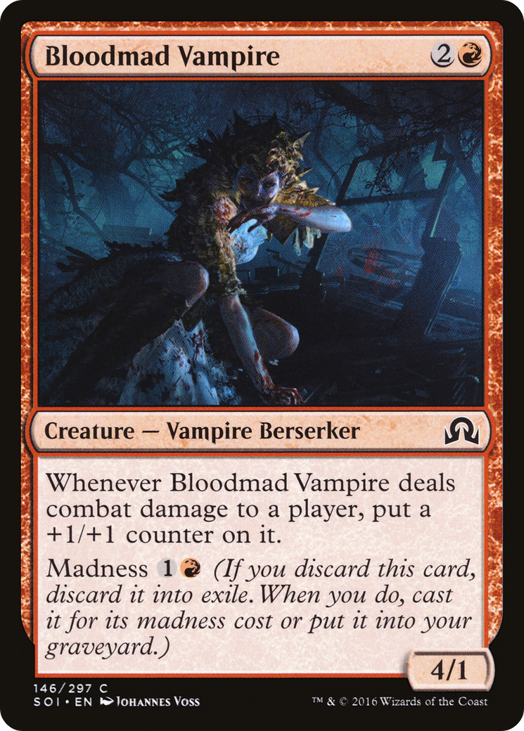 Shadows over Innistrad - (SOI-146) - Bloodmad Vampire