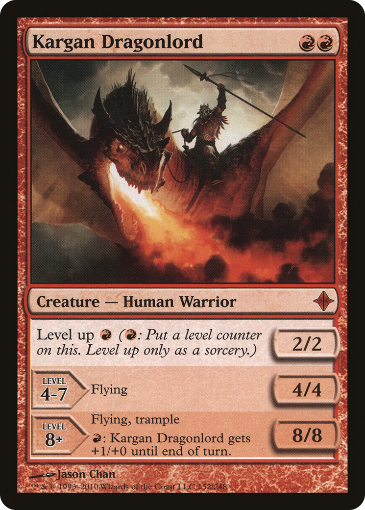 Rise of the Eldrazi - (ROE-152) - Kargan Dragonlord Foil