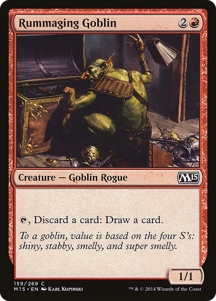 Magic 2015 - (M15-159) - Rummaging Goblin