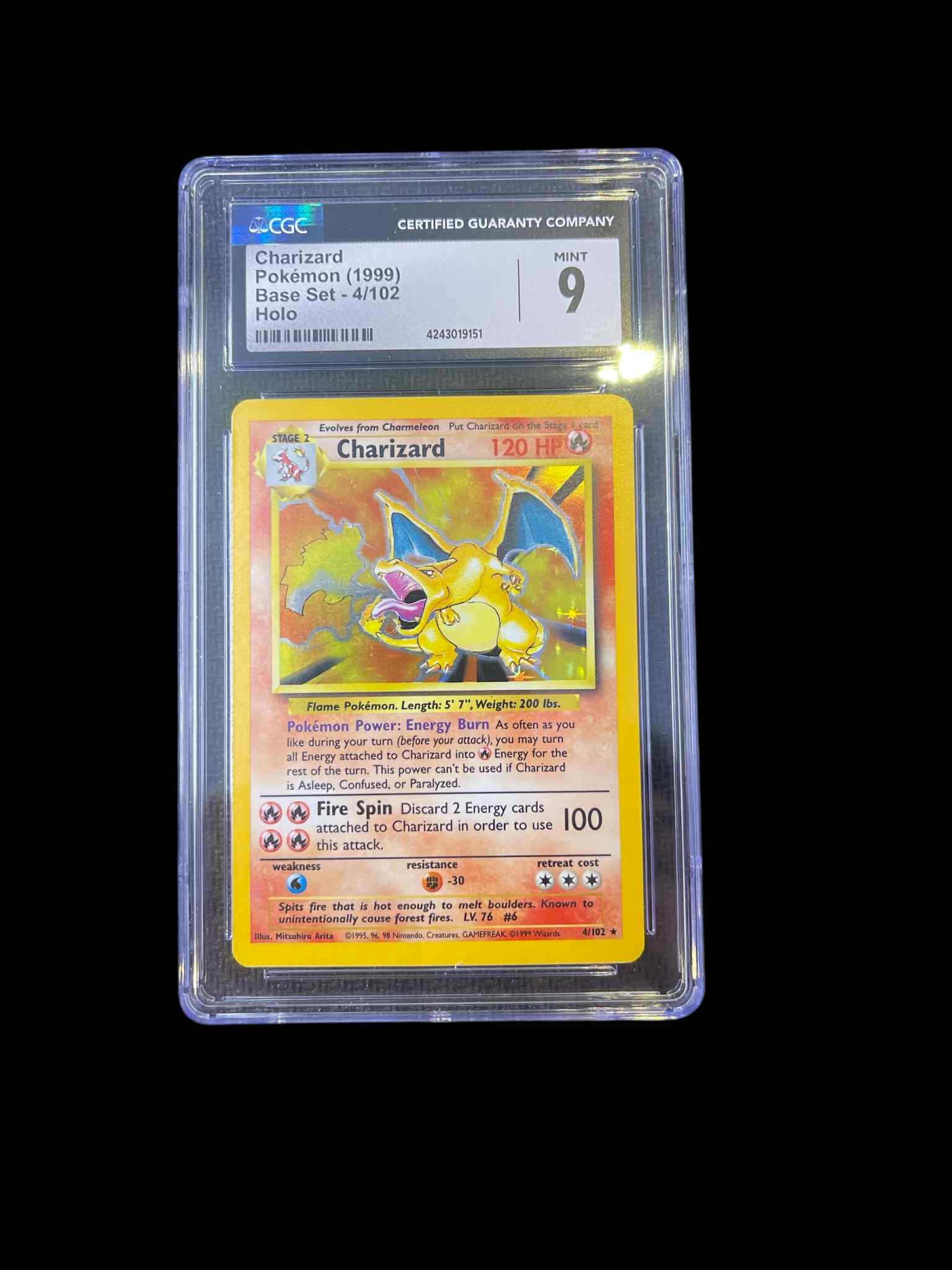 Base Set 004/102 CGC 9 #4243019151 Charizard - Holofoil - Holo Rare