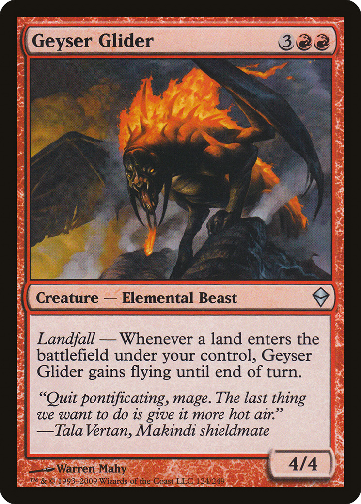 Zendikar - (ZEN-124) - Geyser Glider