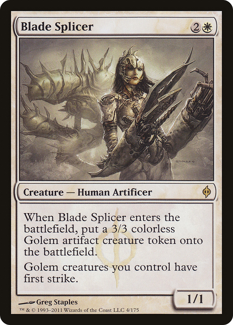 New Phyrexia - (NPH-004) - Blade Splicer Foil