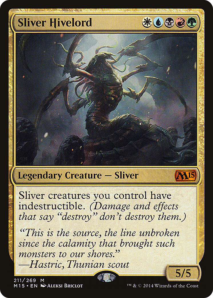 Magic 2015 - (M15-211) - Sliver Hivelord Foil