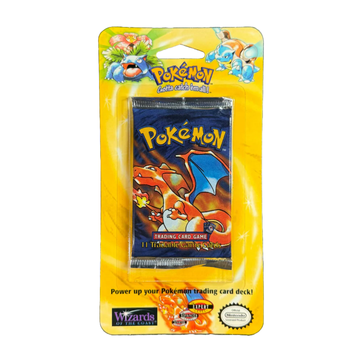 Pokemon - Base Set Blister Pack - Charizard Pack Art (Potentially Heavy)