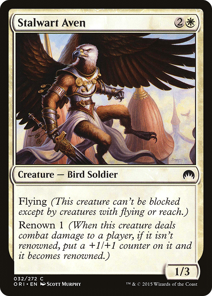 Magic Origins - (ORI-032) - Stalwart Aven