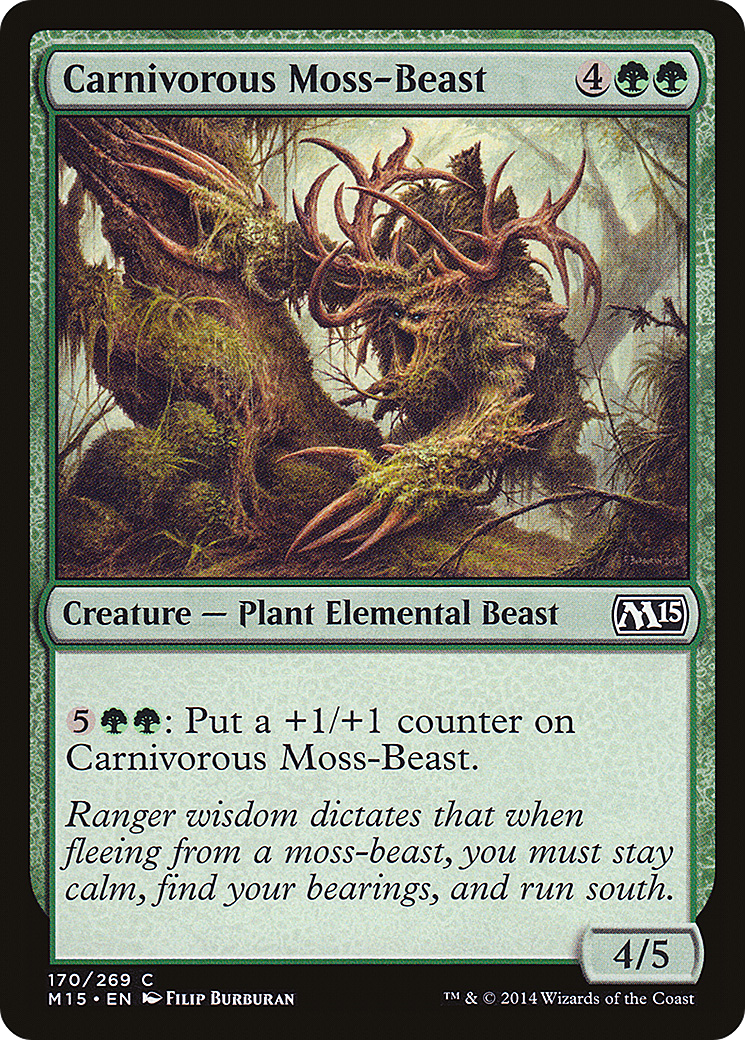 Magic 2015 - (M15-170) - Carnivorous Moss-Beast