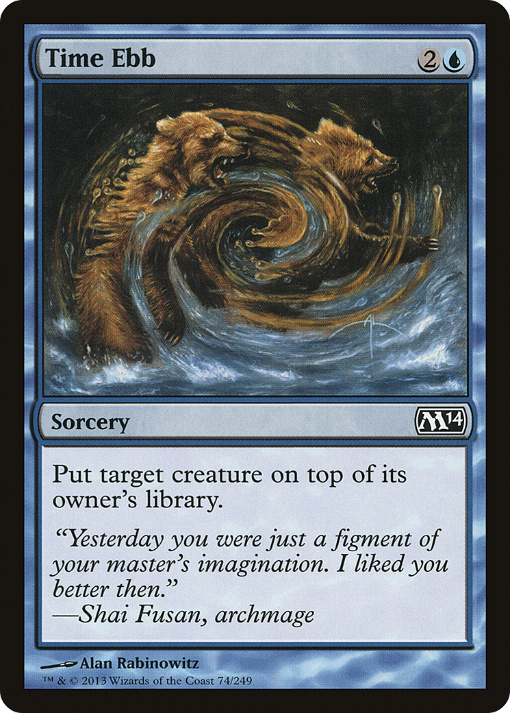 Magic 2014 - (M14-074) - Time Ebb