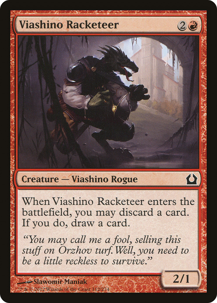 Return to Ravnica - (RTR-112) - Viashino Racketeer
