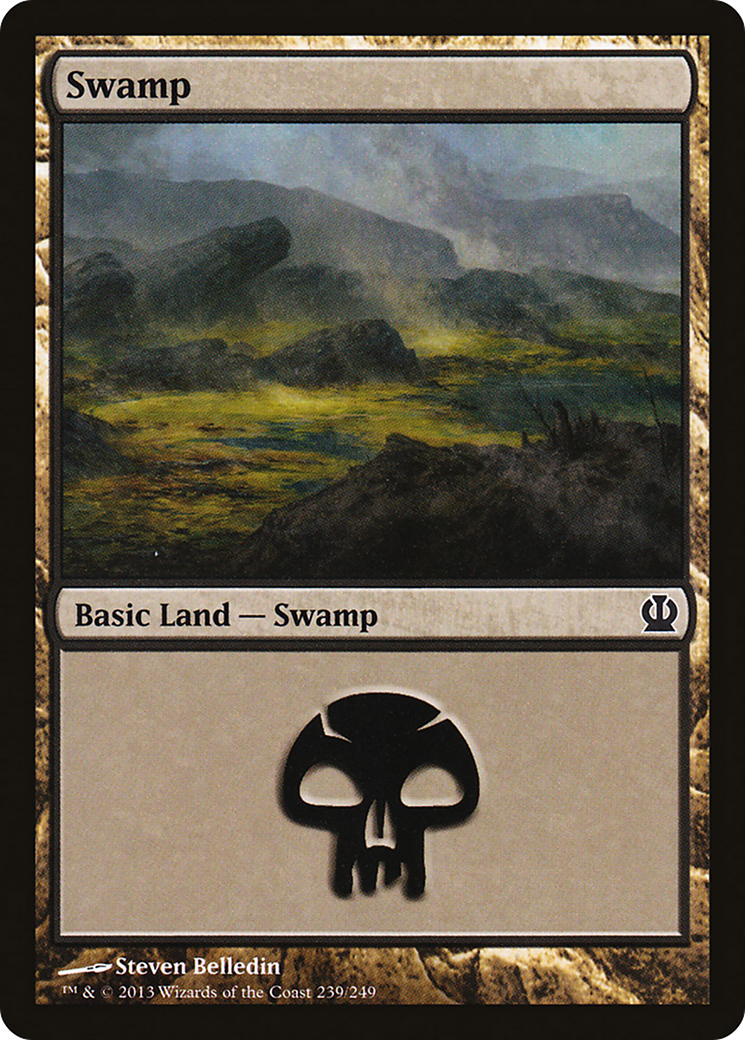 Theros - (THS-239) - Swamp (239) Foil