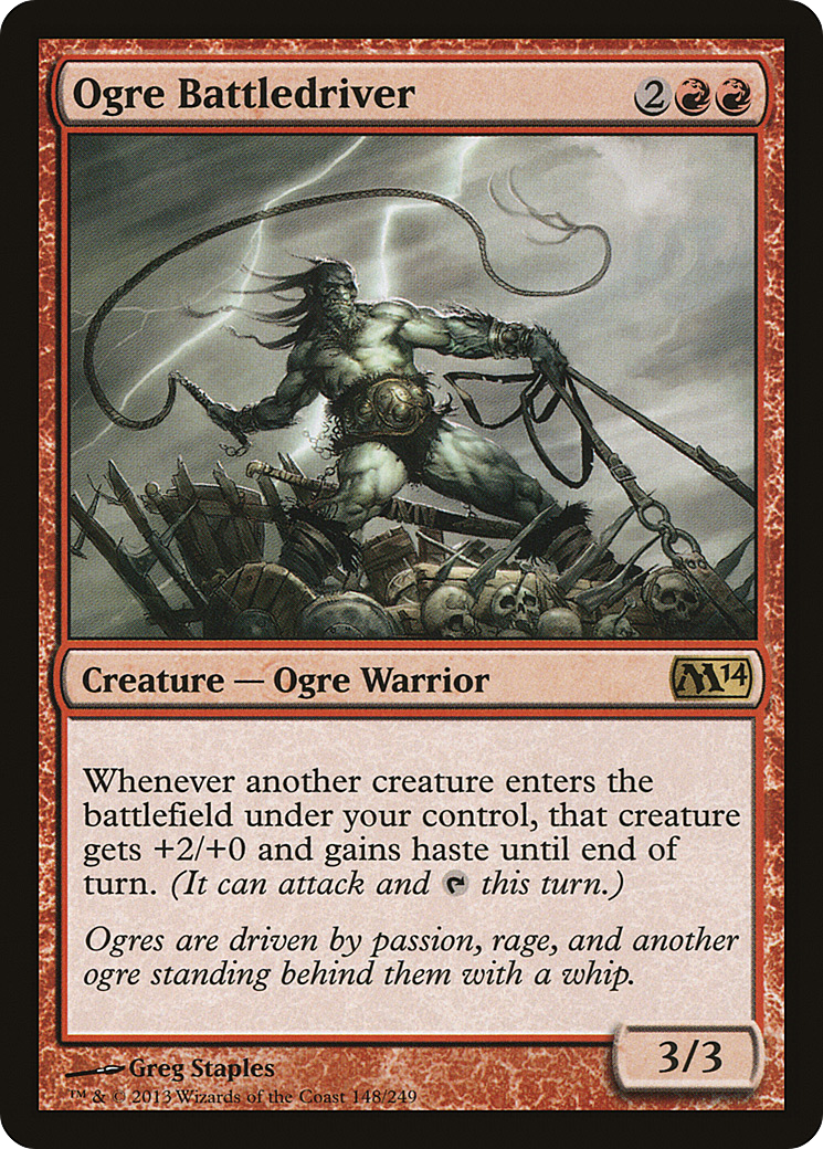 Magic 2014 - (M14-148) - Ogre Battledriver