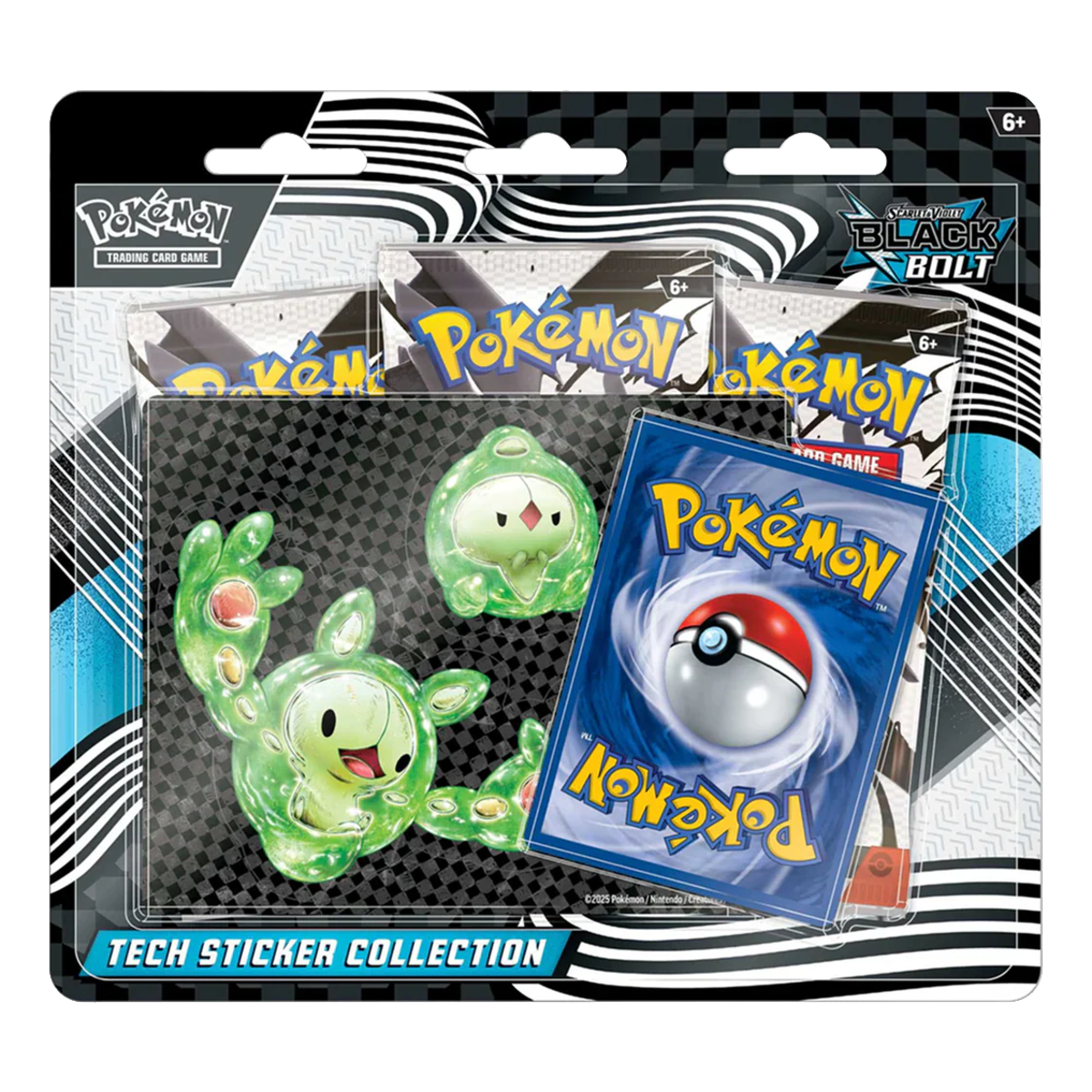 Pokemon Scarlet & Violet - SV10.5 - Black Bolt Tech Sticker Collection