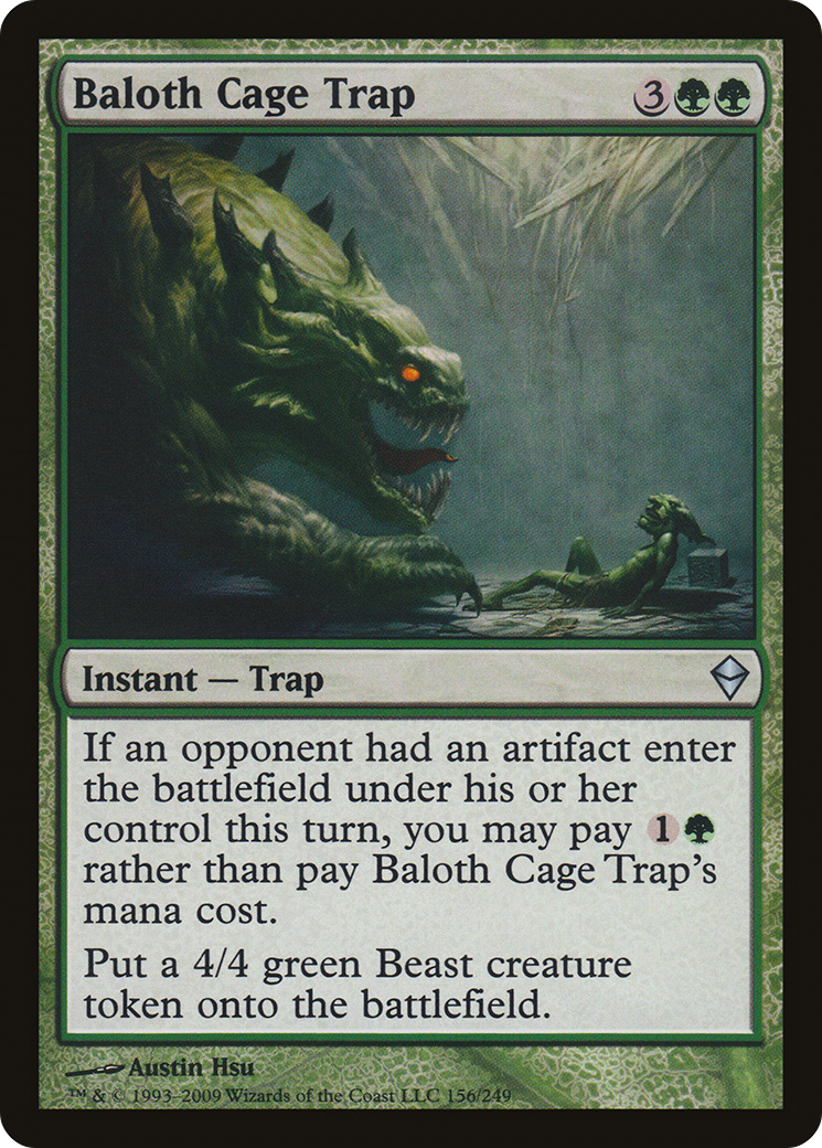 Zendikar - (ZEN-156) - Baloth Cage Trap
