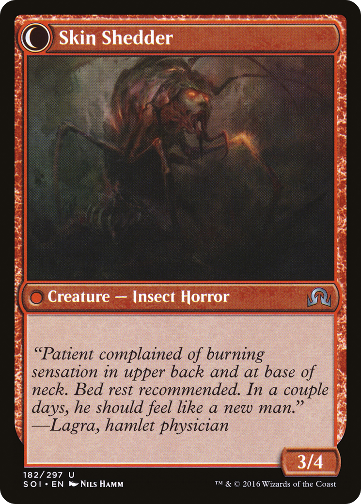 Shadows over Innistrad - (SOI-182) - Skin Invasion: (Double Faced Transform)
