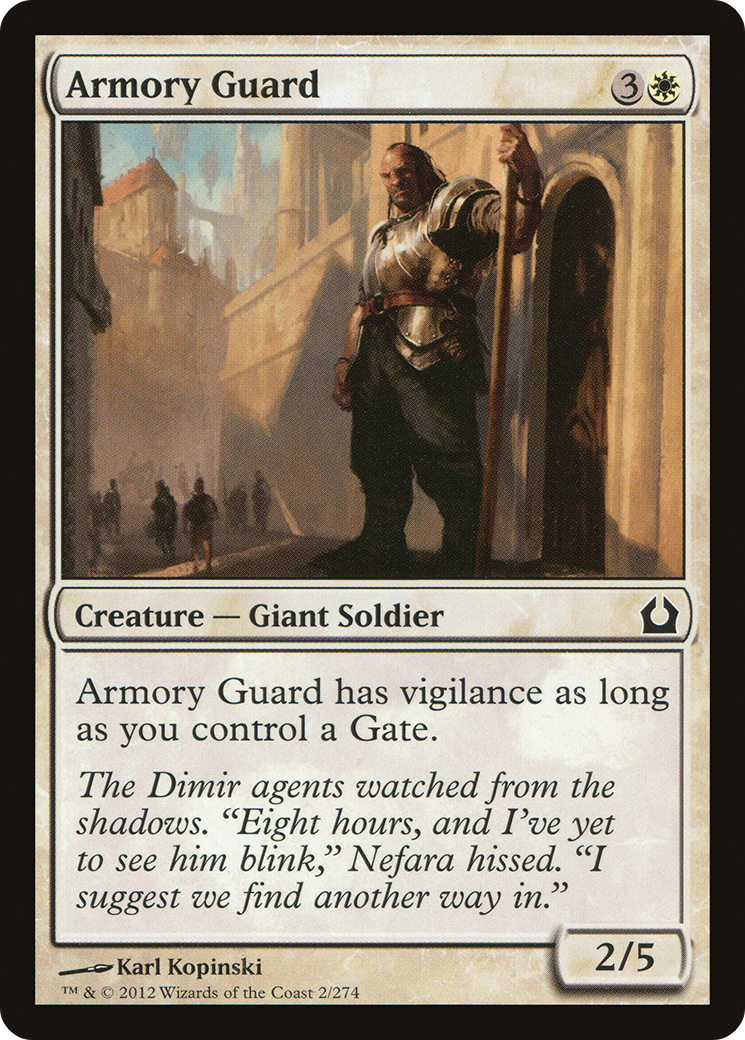 Return to Ravnica - (RTR-002) - Armory Guard