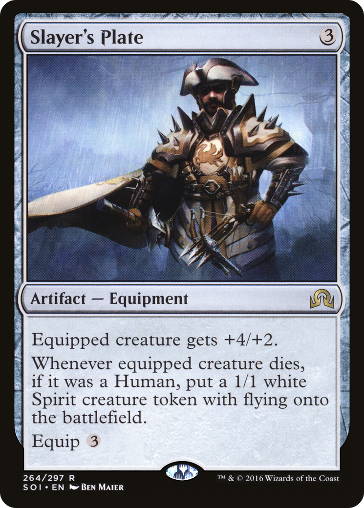 Shadows over Innistrad - (SOI-264) - Slayer's Plate Foil