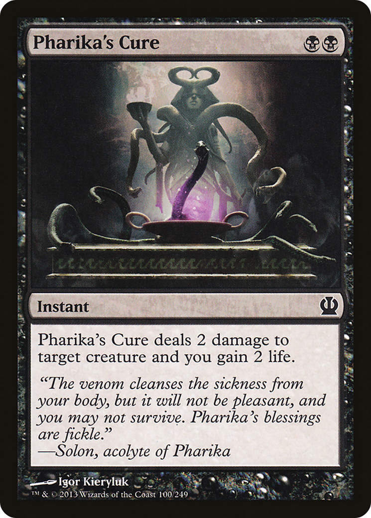 Theros - (THS-100) - Pharika's Cure Foil