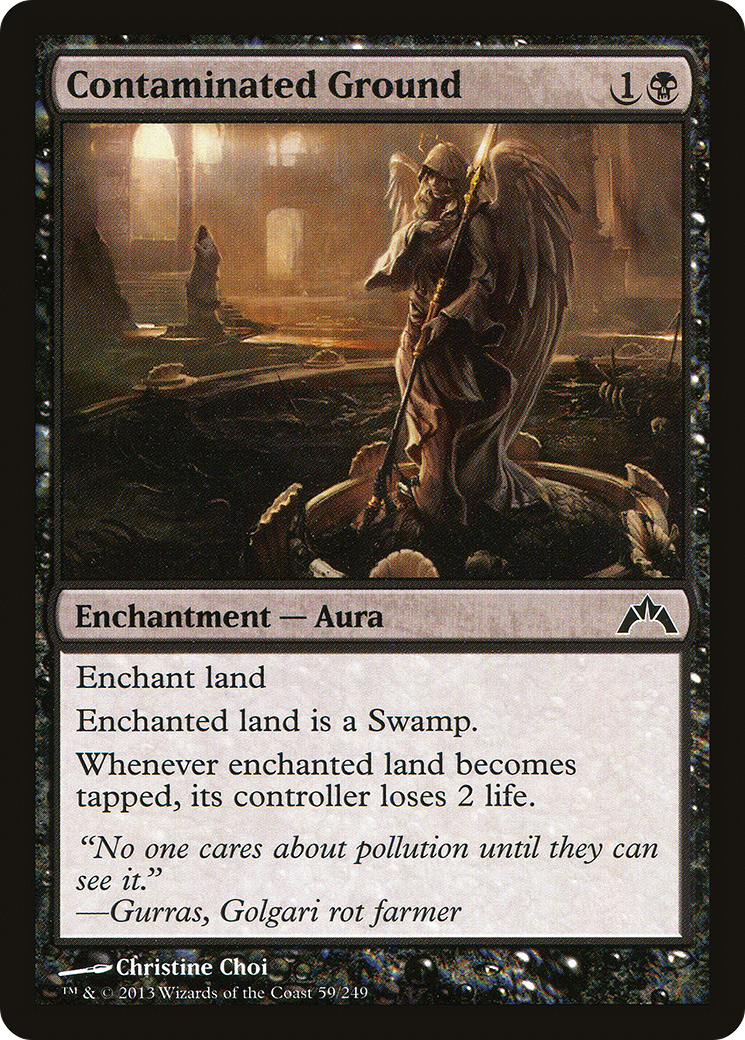Gatecrash - (GTC-059) - Contaminated Ground Foil