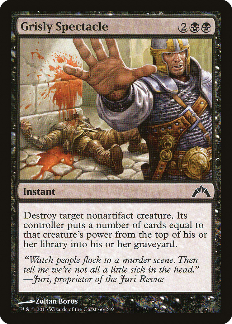 Gatecrash - (GTC-066) - Grisly Spectacle Foil