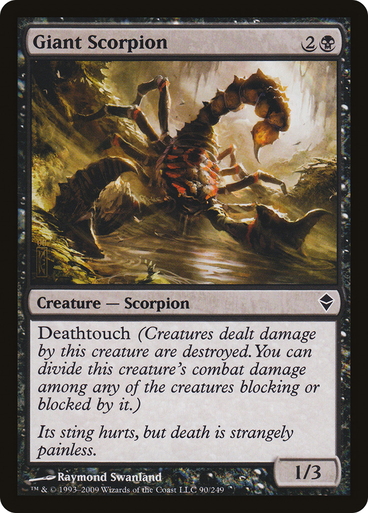 Zendikar - (ZEN-090) - Giant Scorpion