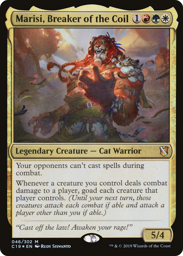Commander 2019 - (C19-046) - Marisi, Breaker of the Coil Foil