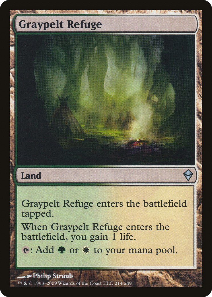 Zendikar - (ZEN-214) - Graypelt Refuge Foil
