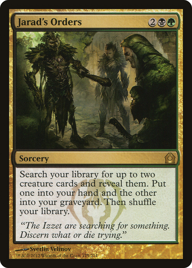 Return to Ravnica - (RTR-175) - Jarad's Orders